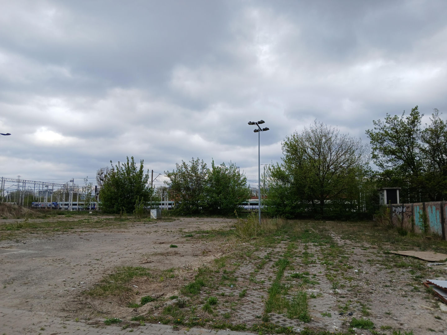 Przyszła lokalizacja inwestycji mieszkaniowej Aleje 138 w Warszawie