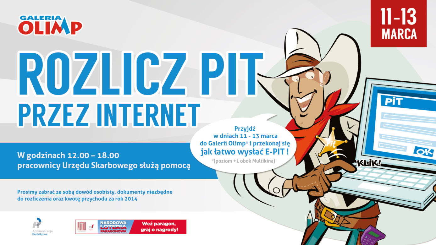 Rozlicz PIT przez Internet - Galeria Olimp w Lublinie