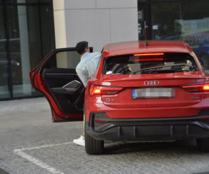 Robert Lewandowski w restauracji Nine's