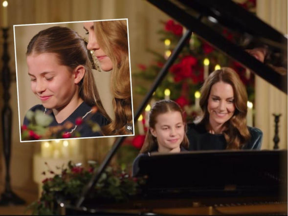 Księżna Kate w niezwykłym duecie z córką! To nagranie w święta podbiło sieć 