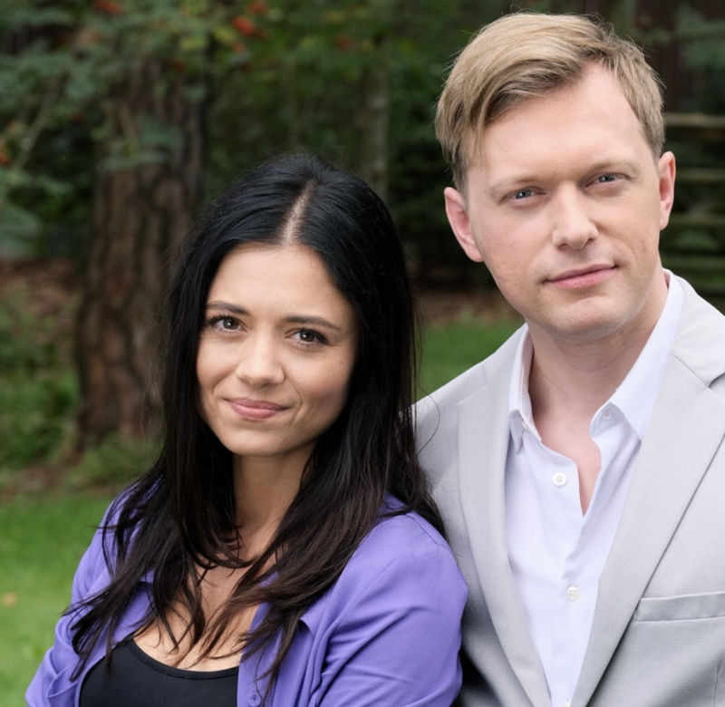 M jak miłość. Iza (Adriana Kalska), Radek (Philippe Tłokiński)