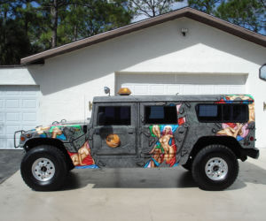 Hummer H1 koszykarza Dennisa Rodmana