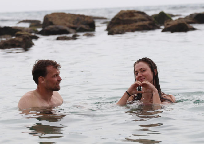 Klaudia Zwolińska w kostiumie kąpielowym