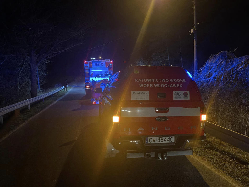 Ciało mężczyzny wyłowione ze stawu pod Włocławkiem