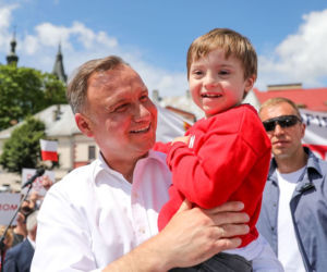 Andrzej Duda odwiedził Olkusz na kampanijnej trasie