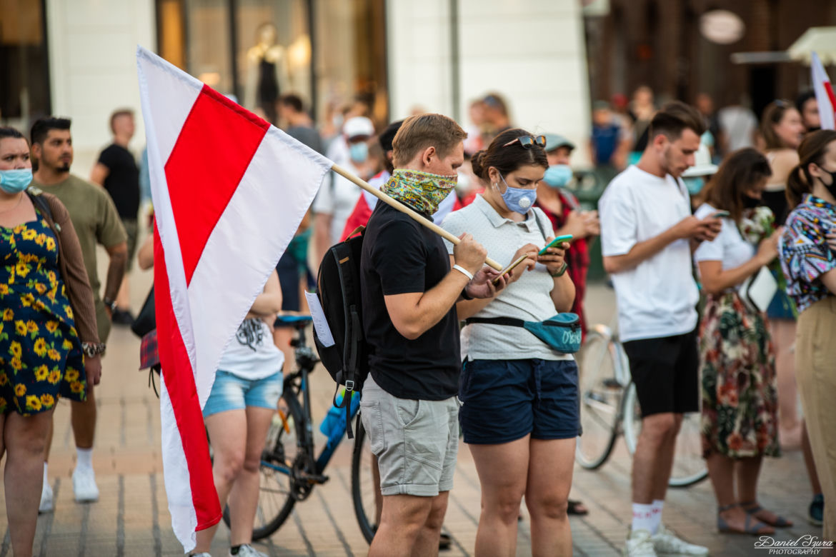 Kraków solidarny z Białorusią