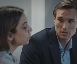 M jak miłość, odcinek 1891. Olek (Maurycy Popiel), Aneta (Ilona Janyst)