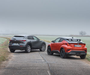 Toyota C-HR 2.0 Hybrid Dynamic Force 184 KM e-CVT vs Mazda CX-30 Skyactiv-X 180 KM 6MT AWD