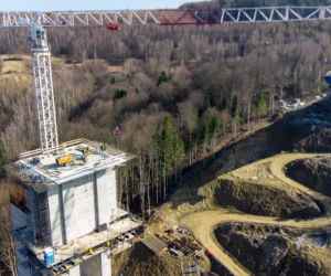 To tutaj rośnie najwyższa estakada w Polsce