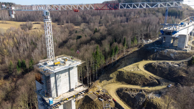 To tutaj rośnie najwyższa estakada w Polsce