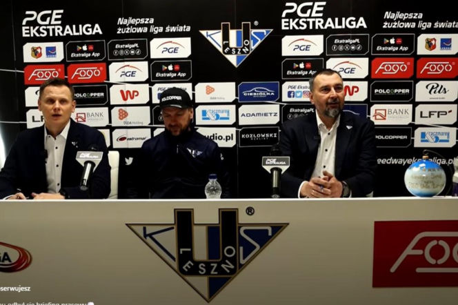 Unia Leszno konferencja prasowa