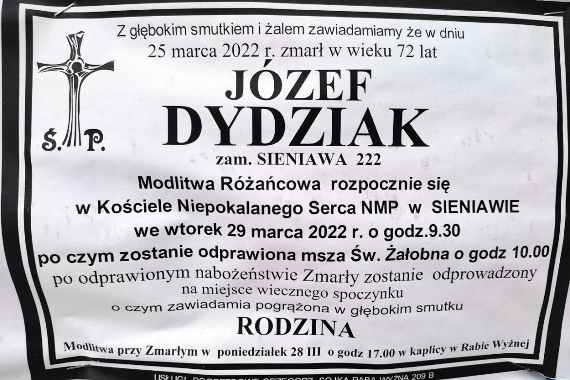 Ciało mojego taty pomylono z sąsiadką