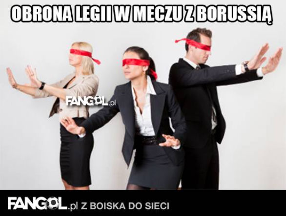 Legia-Borussia: MEMY po klęsce w Lidze Mistrzów