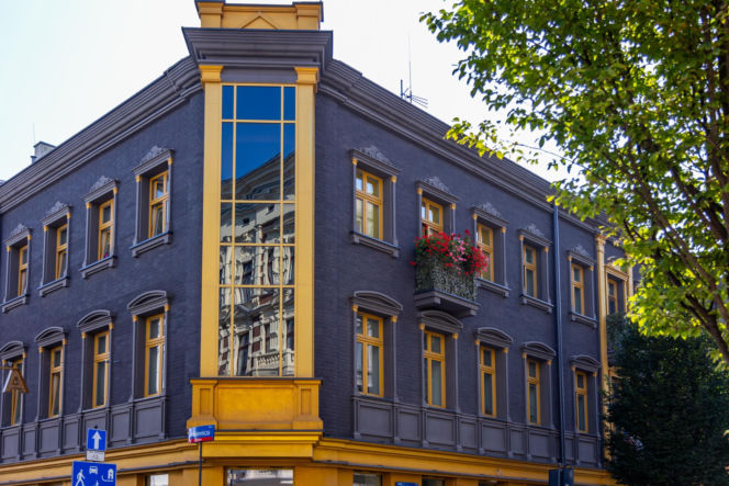 Ulica Włókiennicza w Łodzi w 2024 r.