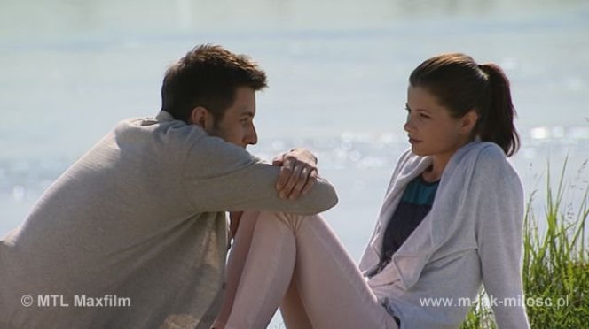 M jak MIŁOŚĆ, odc. 939. Kasia (Agnieszka Sienkiewicz) i Robert (Paweł Góralski)