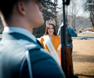 Miss Polski z Katowic wstąpiła na jeden dzień do policji. Anna Maria-Jaromin wzięła udział w teście sprawnościowym