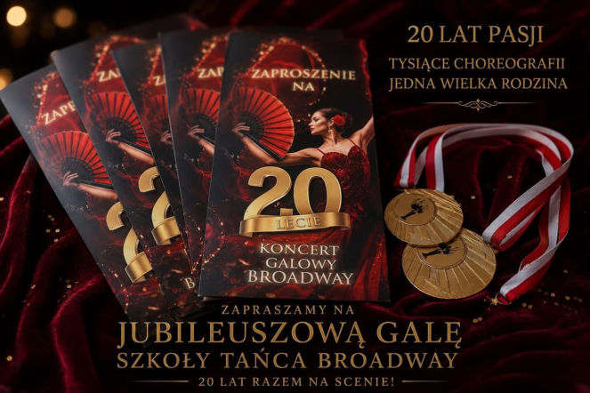 Jubileuszowy plakat Broadway