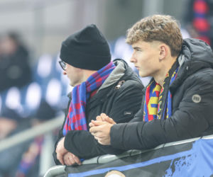 Kibice na meczu Piast Gliwice - Legia Warszawa