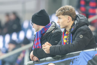 Kibice na meczu Piast Gliwice - Legia Warszawa