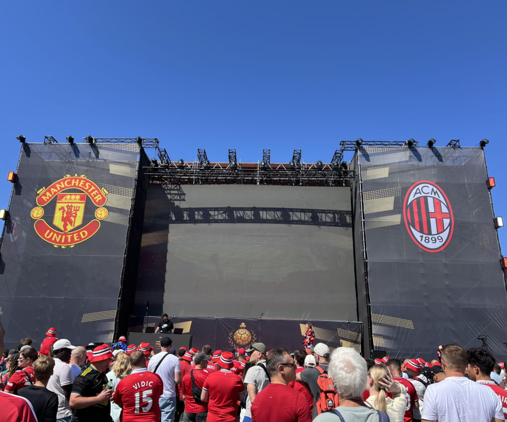 Kibice Manchesteru United i Milanu