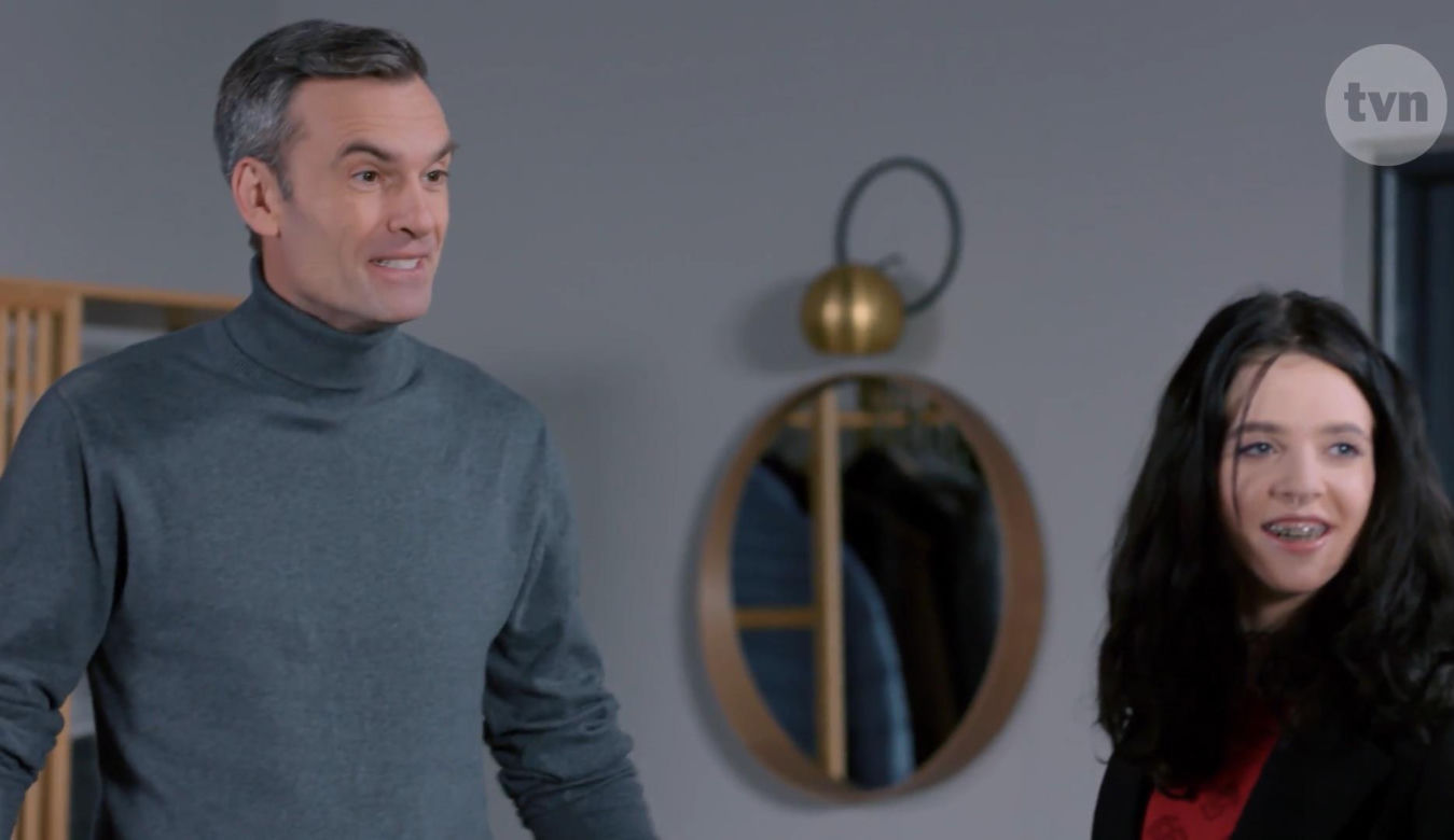 Na Wspólnej odc. 3955: Mariusz Czerski (Mariusz Zaniewski), Amelia (Klementyna Karnkowska)