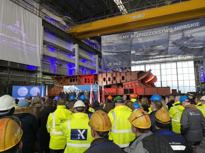 Program Miecznik nabiera tempa. Położono stępkę pod drugą fregatę ORP Burza