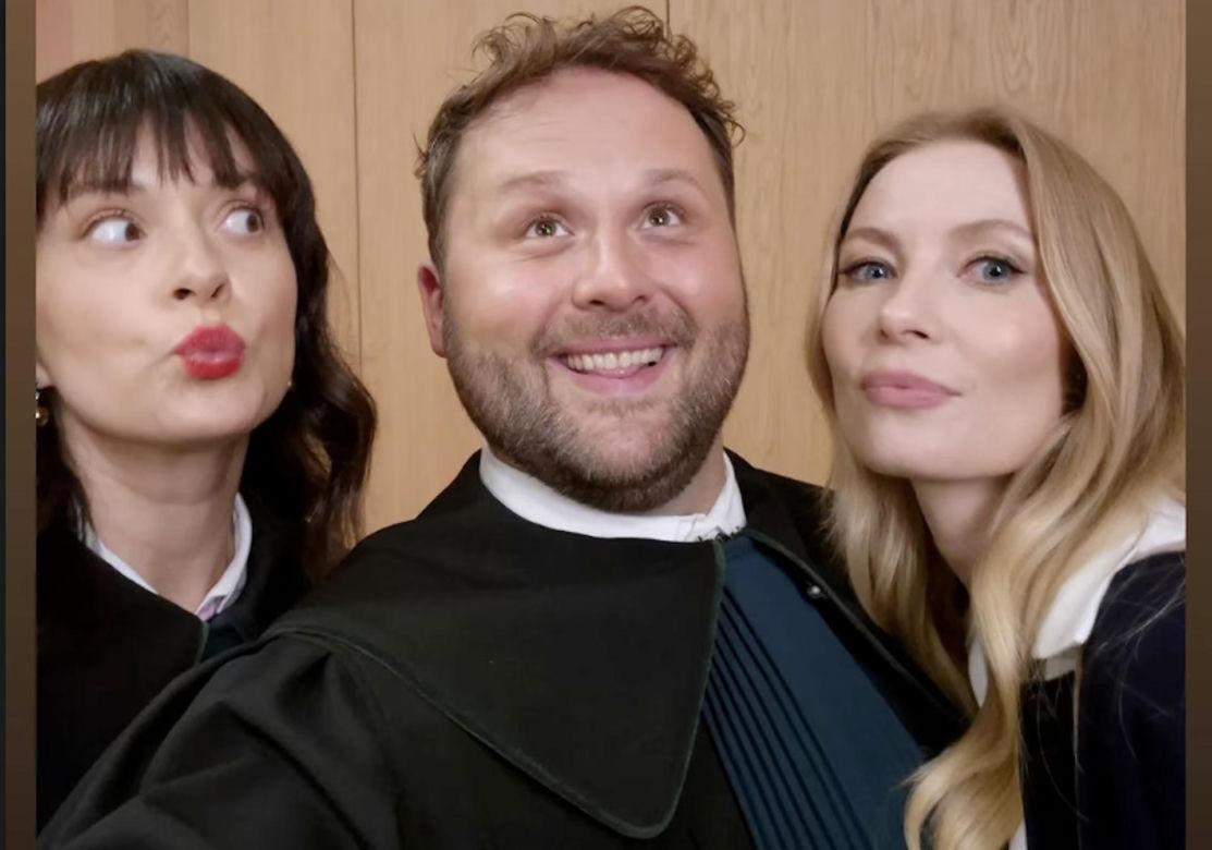Barwy szczęścia. Dominika (Karolina Chapko), Klemens (Sebastian Perdek), Natalia (Maria Dejmek)