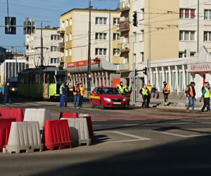 Przejazd ulica Sikorskiego odbył się bez przykrych niespodzianek