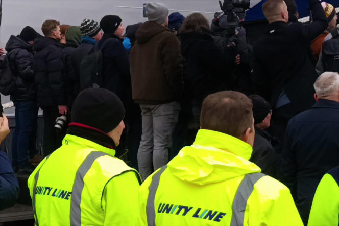 Chrzest promu Jantar Unity