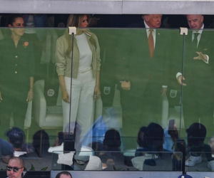 Donald Trump na stadionie podczas finału Mistrzostw Świata FIFA 2026