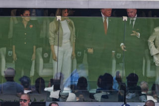 Donald Trump na stadionie podczas finału Mistrzostw Świata FIFA 2026