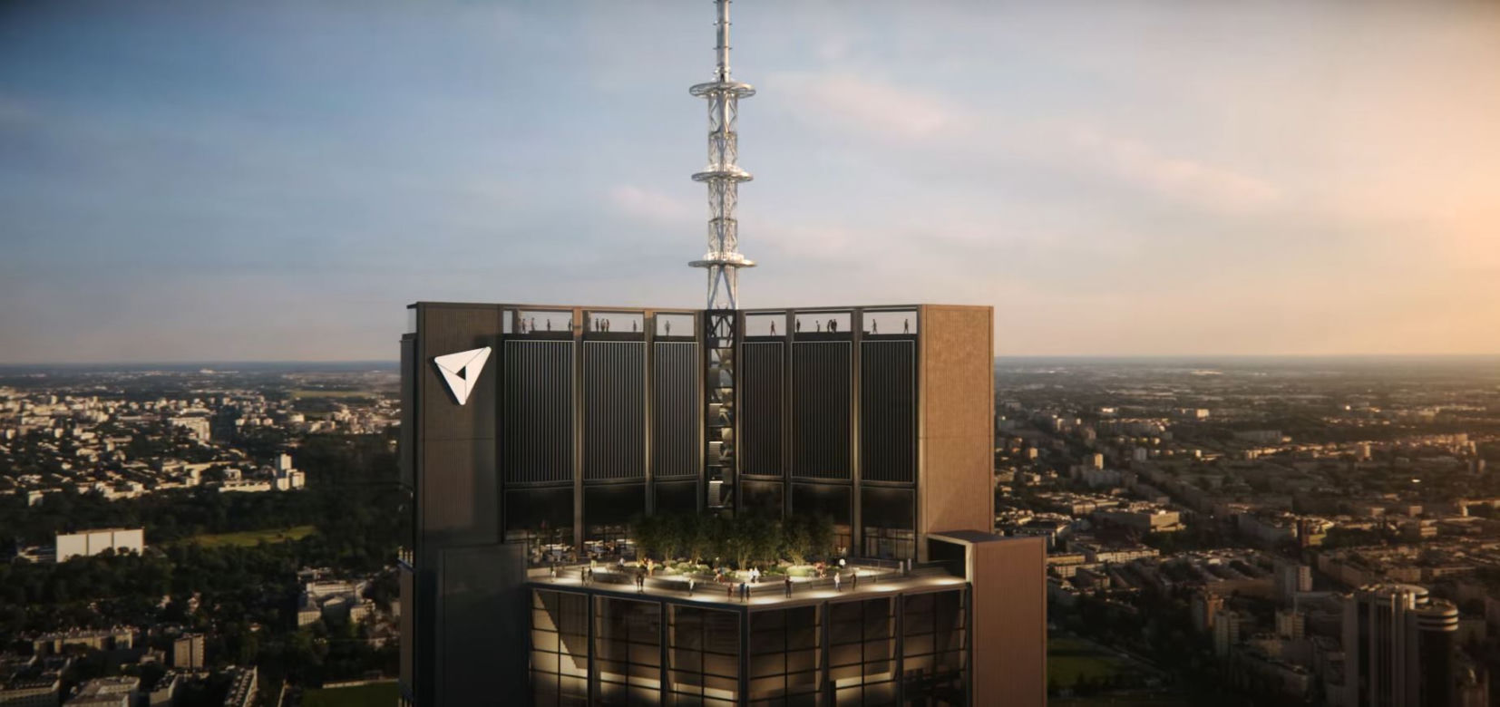 Niesamowite tarasy widokowe na Varso Tower