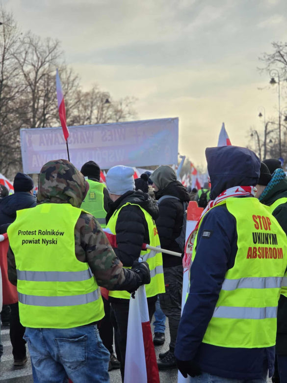Protest rolników w Warszawie (9.01.2026)