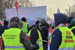 Protest rolników w Warszawie (9.01.2026)