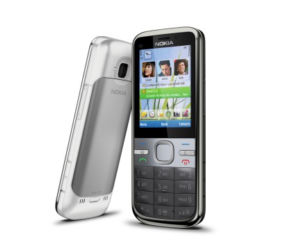 Nokia C5 srebrna i stalowa