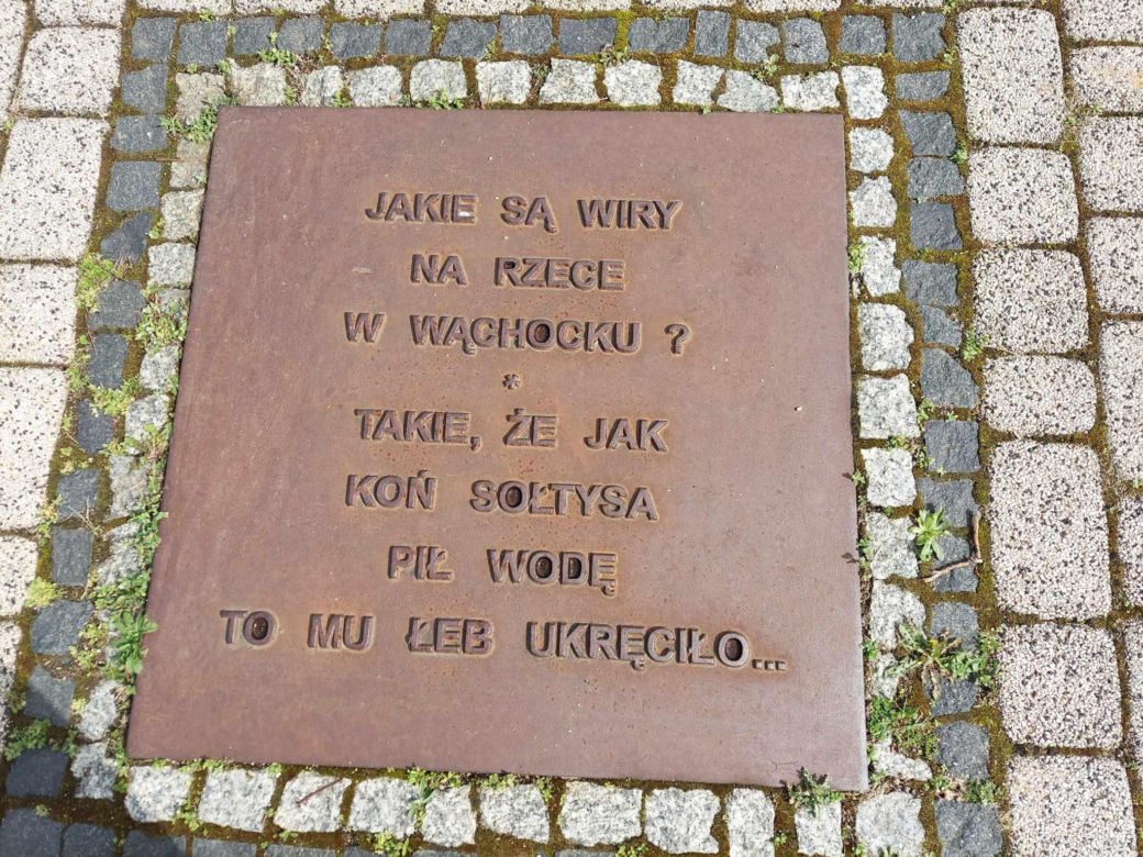 Aleja Humoru w Wąchocku