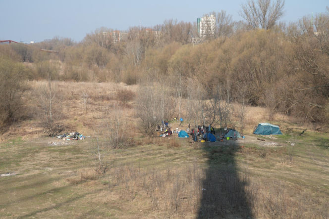 Ich dom to namiot w rezerwacie. Jak Paweł, Agnieszka i Zbyszek zorganizowali życie w cieniu mostu?