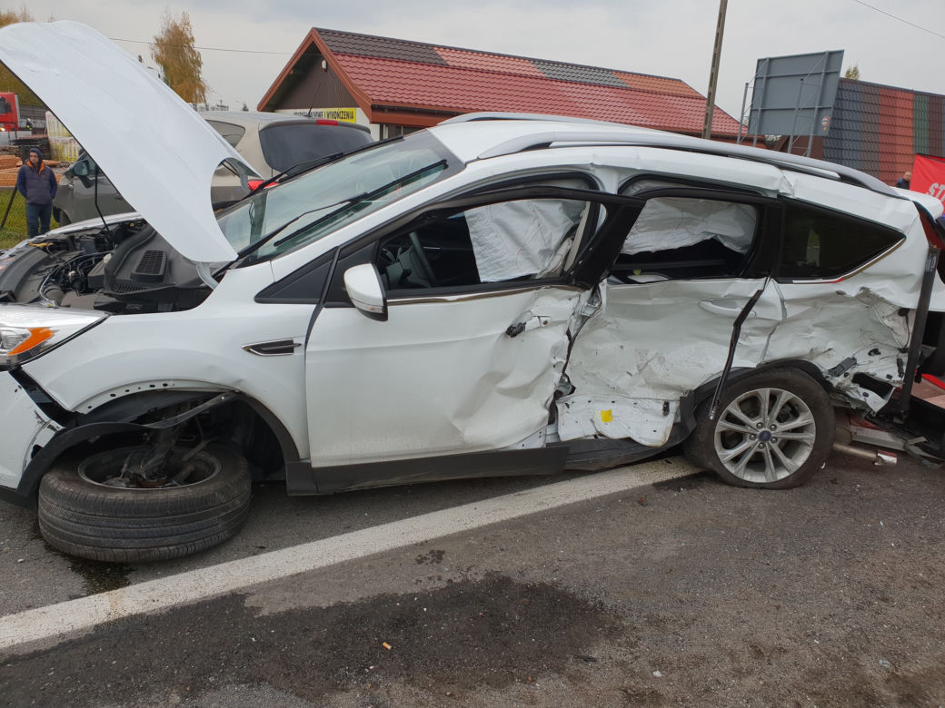 Wypadek w Dziecionowie