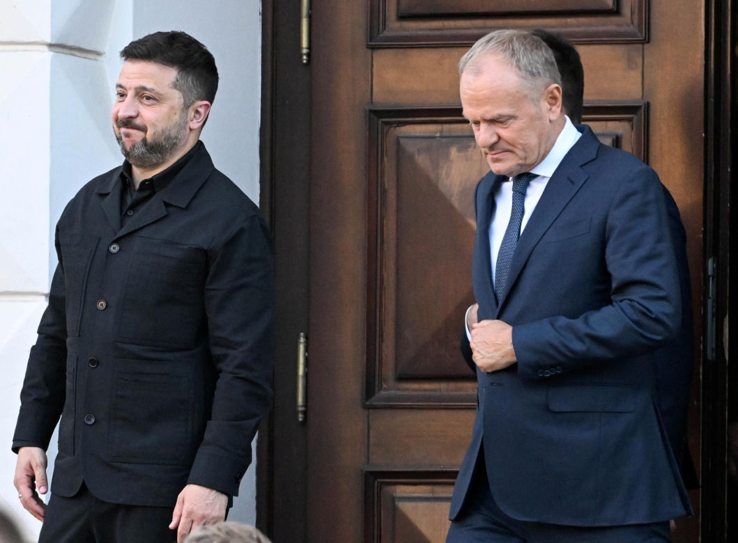 Wołodymyr Zełenski spotkał się z Donaldem Tuskiem