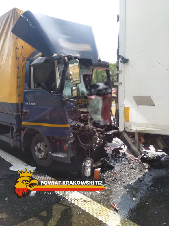Wypadek na autostradzie A4. Zginął kierowca