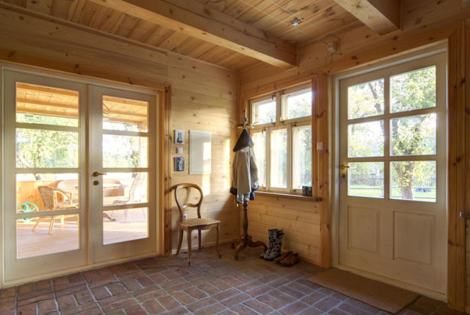 Drewniany dom na Podlasiu