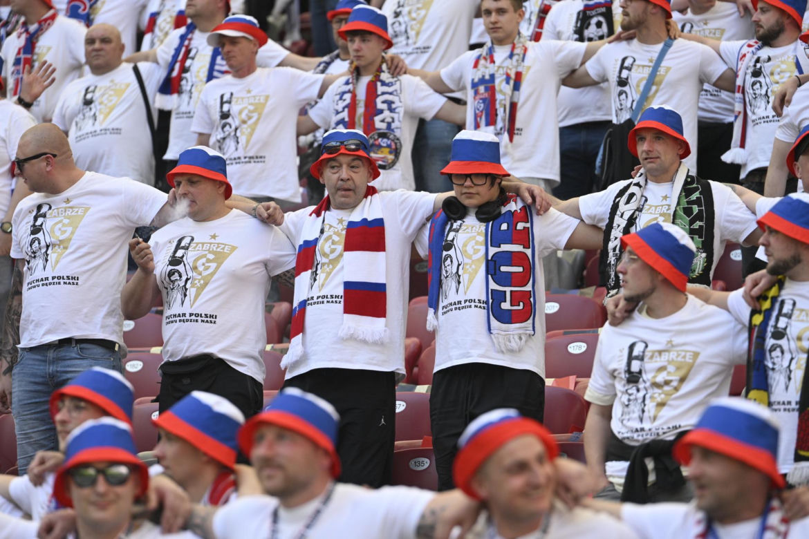 Kibice na finale Pucharu Polski: Górnik - Raków