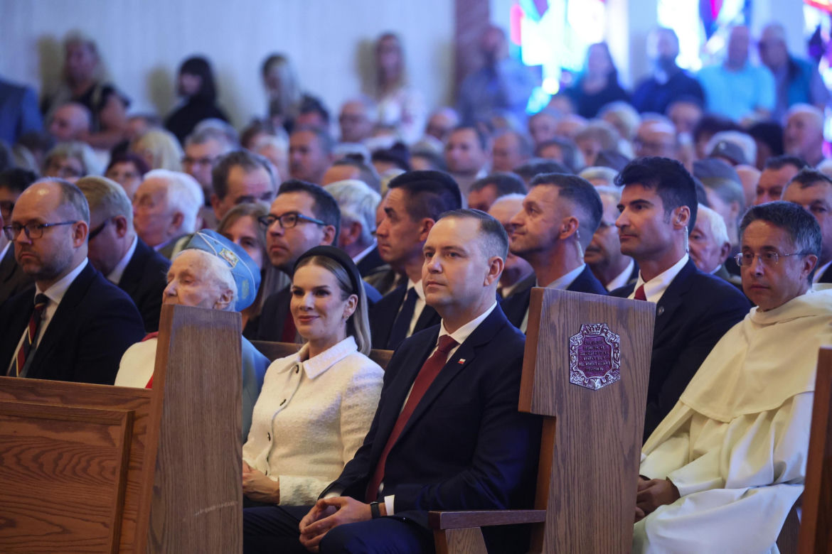 Prezydent Nawrocki  na uroczystościach w Doylestown