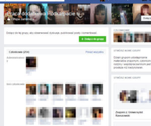Praca w Rzeszowie: Grupy na Facebooku z ofertami