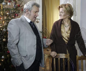 Wigilia w Klanie w 2008 roku. Jerzy (Andrzej Grabarczyk), Elżbieta (Barbara Bursztynowicz)