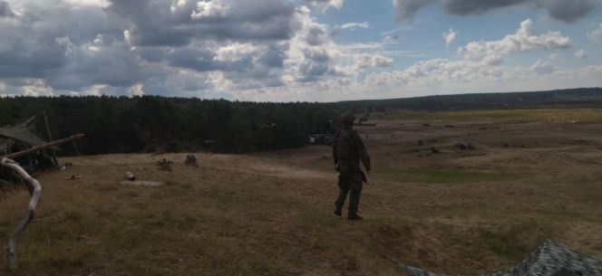 Zajęcia taktyczne na poligonie w Toruniu zwieńczyły cykl szkoleń WOT we współpracy z Gwardią Narodową Stanu Illinois
