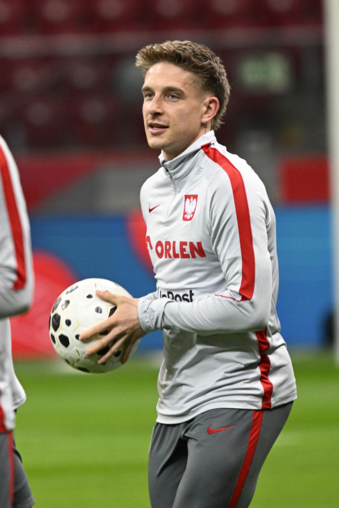 Trening reprezentacji Polski w Warszawie przed meczem z Albaną