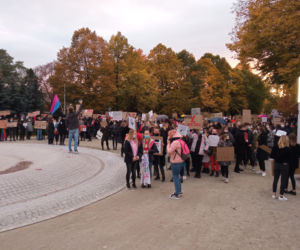 środowy protest w Lesznie