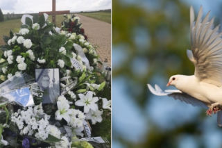 Pogrzeb Mateusza K. Nagle pod kościół przyleciał biały gołąb. Żałobnicy zalali się łzami