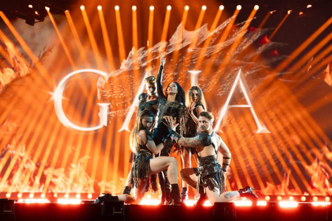 Eurowizja 2026: Justyna Steczkowska podczas prób w Bazylei